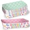 Big Dot of Happiness Preppy 10th Birthday Girl Paper Food Trays, Disposable Food Boats for Double Digits Pastel Party, Double-Sided Holders - 12 Ct